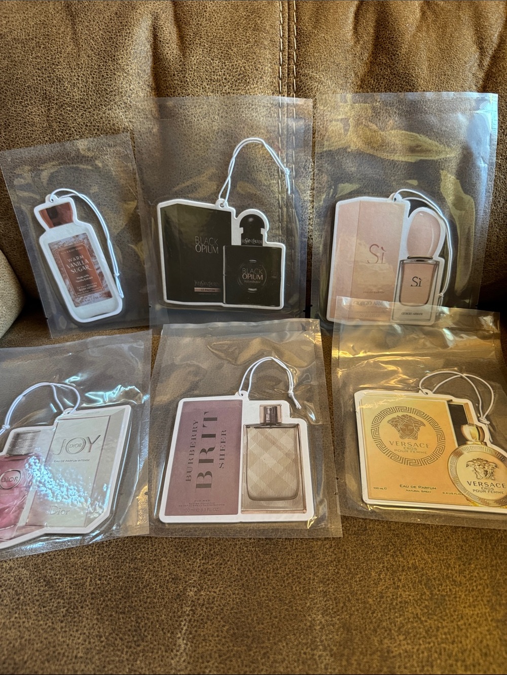 Assorted Fragrance Bottle Air Fresheners Lot of 6